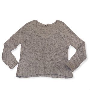 Free People Lofty V-neck Sweater